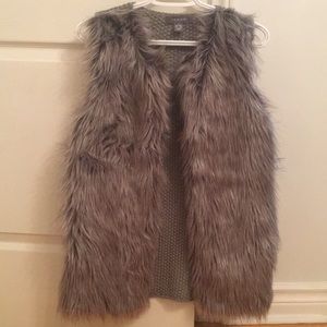 Cozy faux fur vest